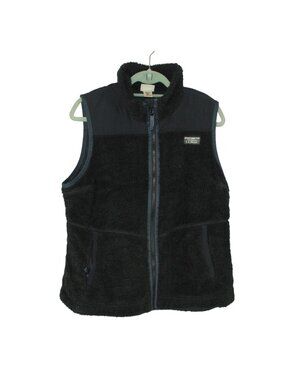 LL Bean Sherpa Fleece Full Zip Vest Cozy Warm Casual Outdoor Jacket Size XL
